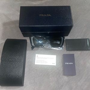 Prada Sunglasses Brand New with Tags, Case, Cleaning Clothes